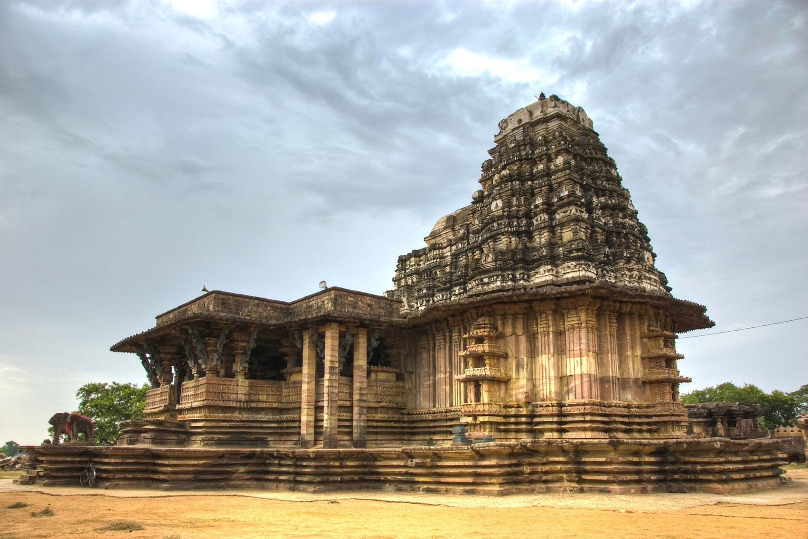 Храм Рамаппа Индия.