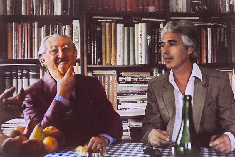 Клето Мунари и Карло Скарпа 1972 год.