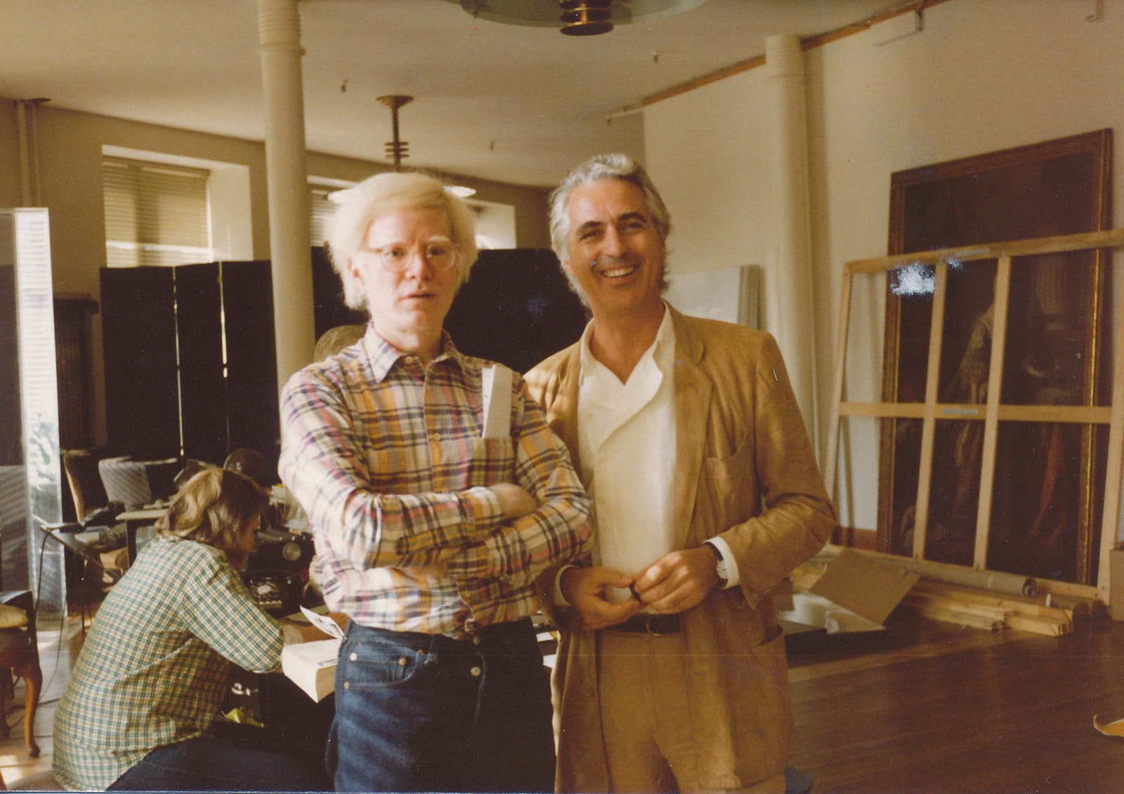 Клето Мунари и Энди Уорхол 1979 год.