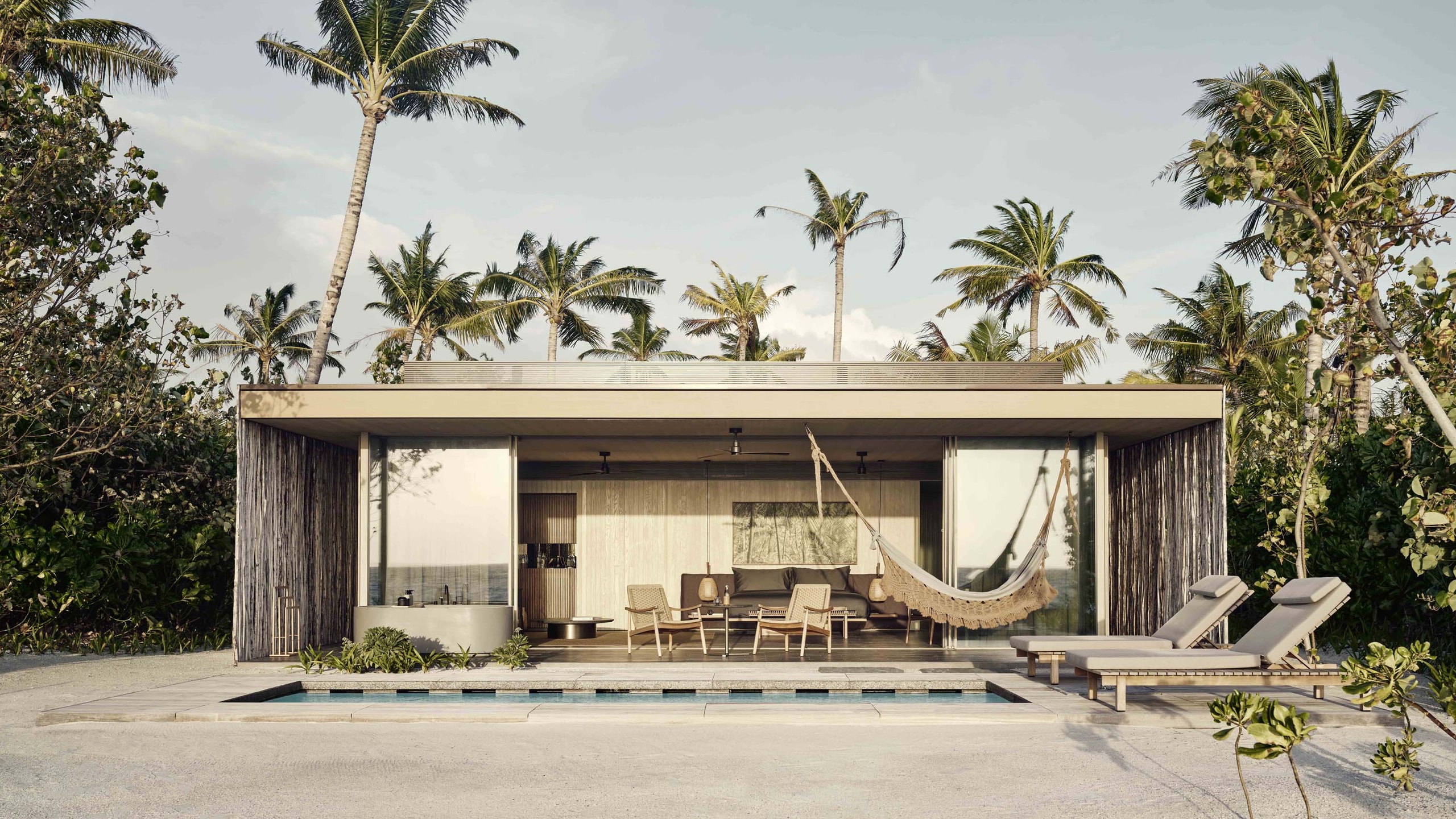 Модернизм на Мальдивах отель по проекту Марсиу Когана