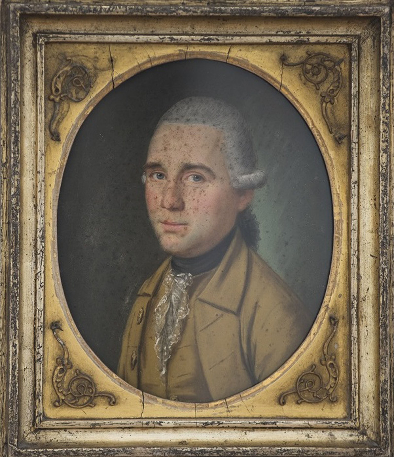Иоганн Барду . Портрет молодого человека в желтом кафтане. 1770‒1780е годы. Из собрания С. и Т. Подстаницких.