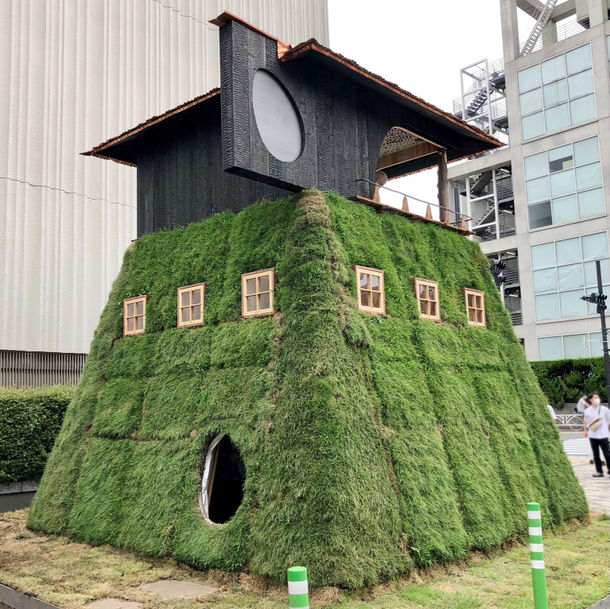 Необычный чайный павильон в Токио