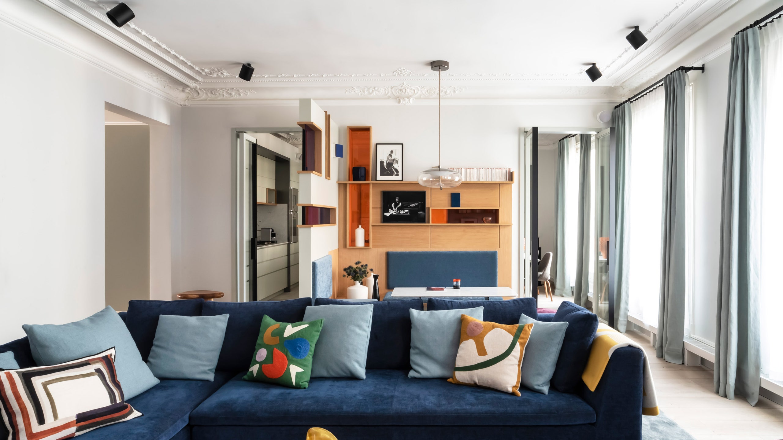 AD-home - дизайн интерьера квартиры в европе, франция , 56 кв. м