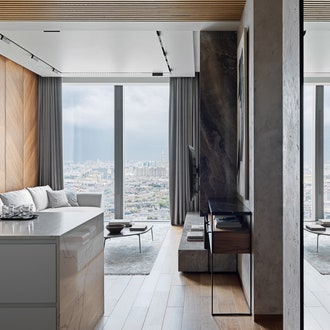 Апартаменты для коротких визитов в Москву, 55 м²