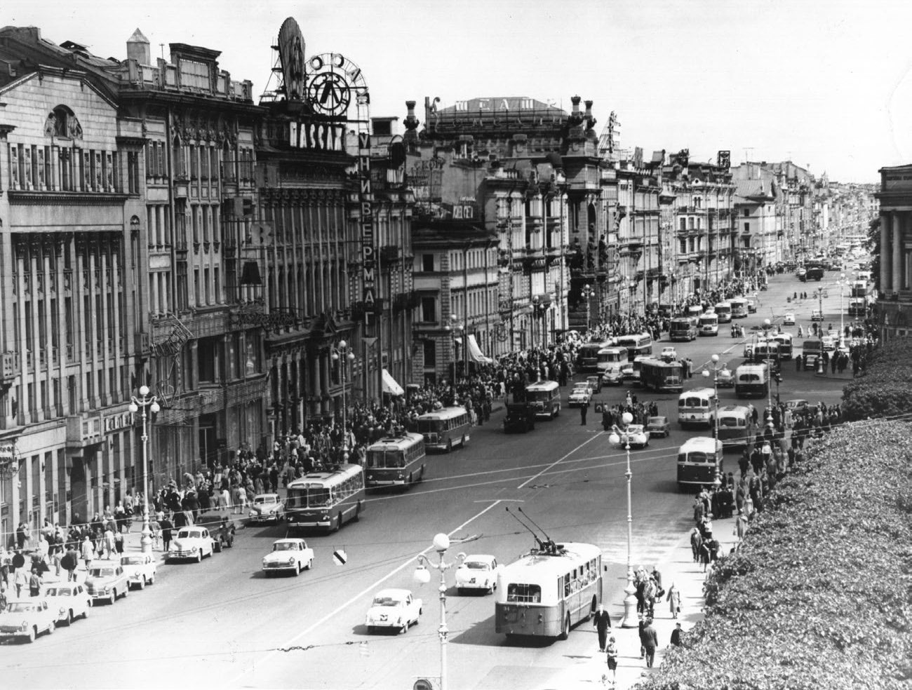Невский проспект 1963 год.