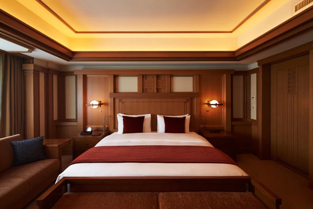 Отель Imperial Hotel в Токио дизайн которого частично разрабатывал Фрэнк Ллойд Райт.