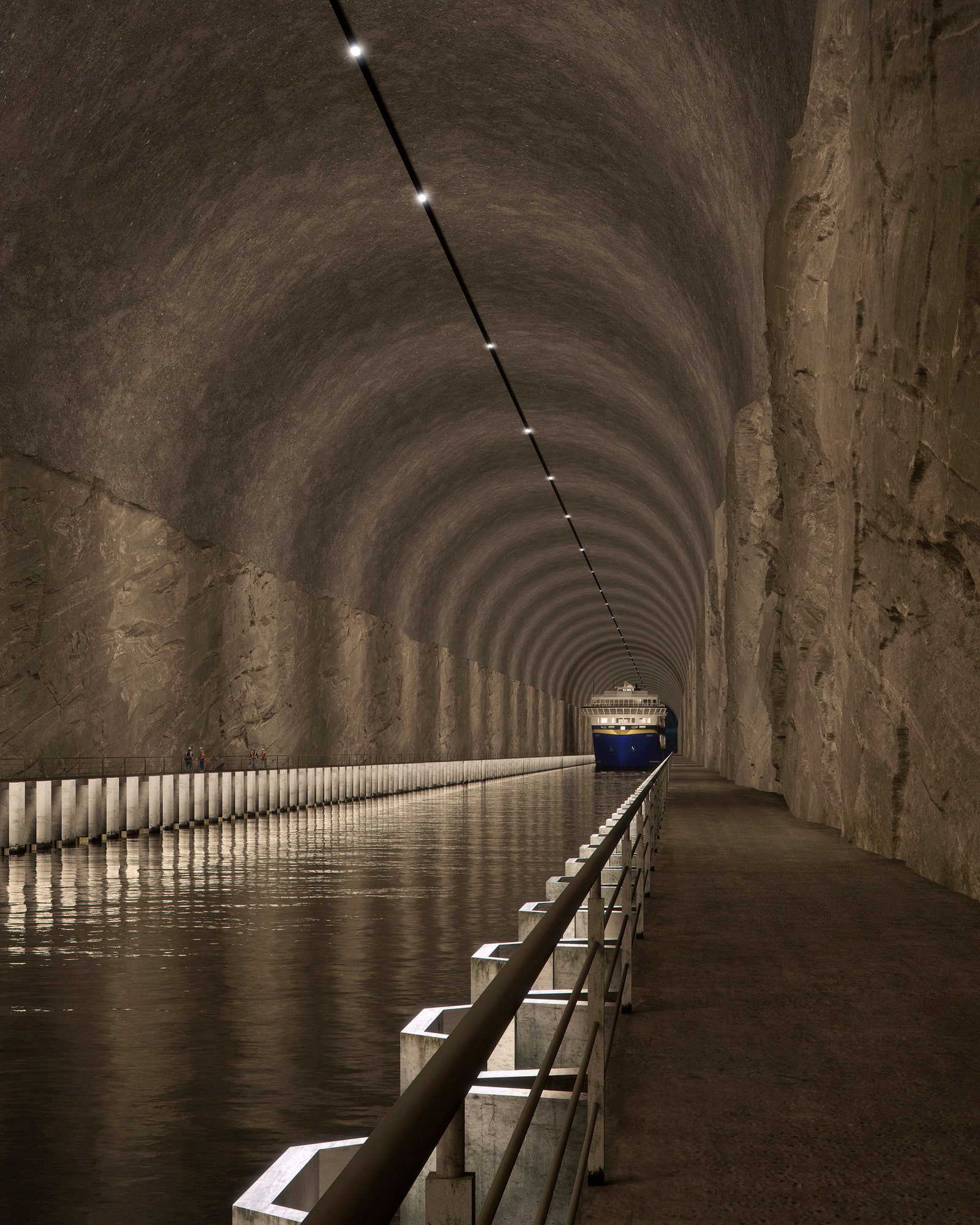 Snøhetta построит первый в мире тоннель для кораблей