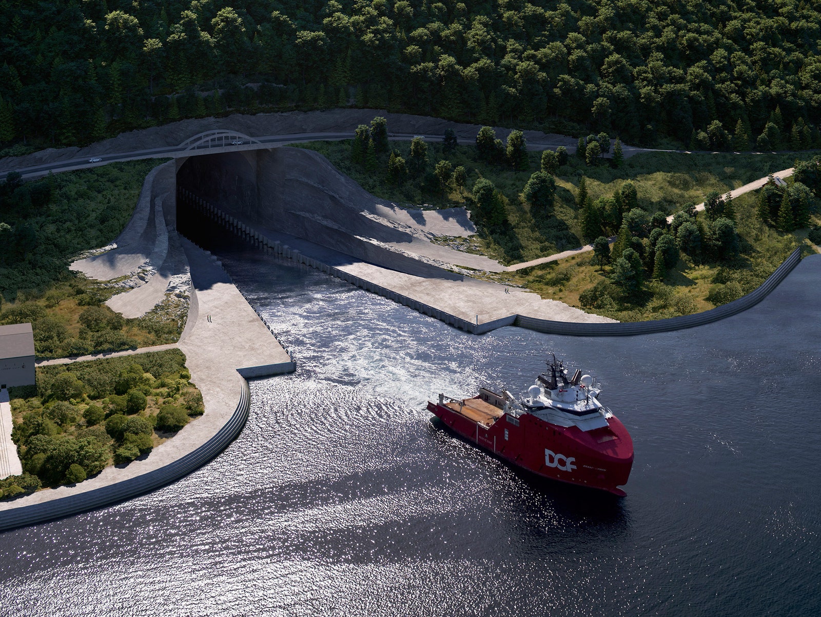 Snøhetta построит первый в мире тоннель для кораблей