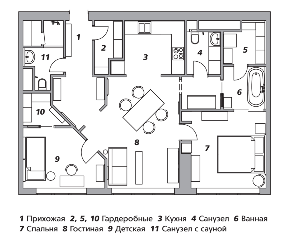 Квартира дизайнера Ирины Крашенинниковой 80 м²