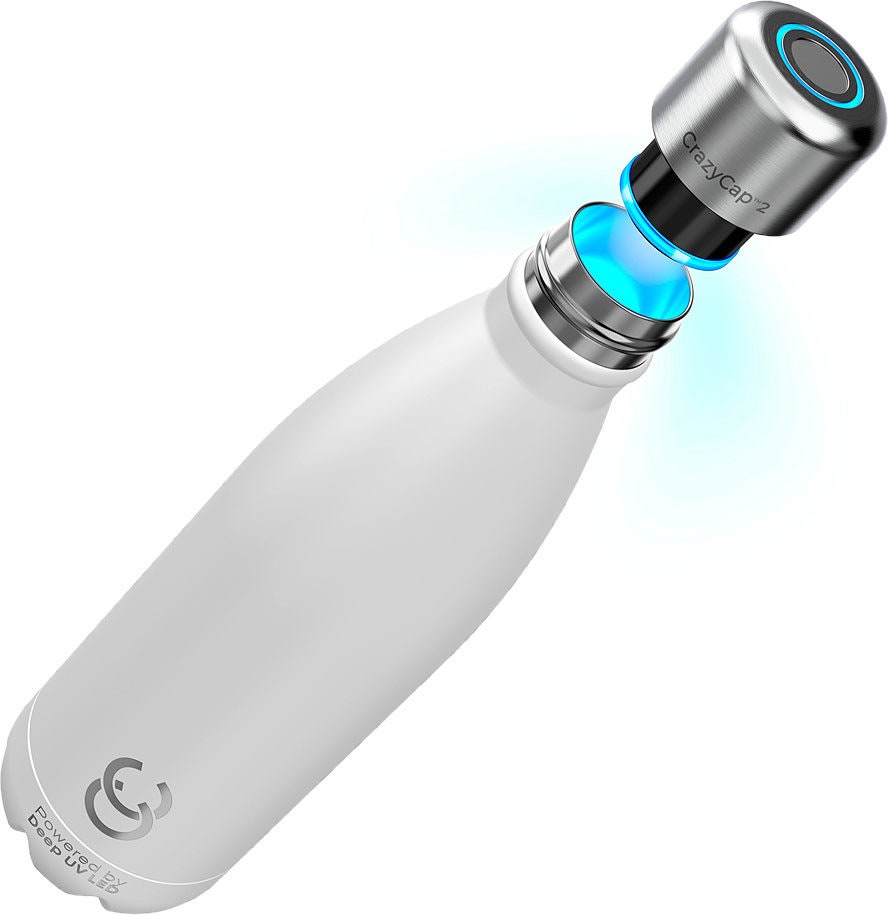 Умная бутылка для воды CrazyCap с УФстерилизатором 9990 руб.