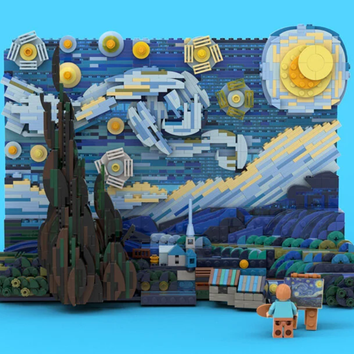 Компания LEGO выпустила конструктор по мотивам картины Ван Гога