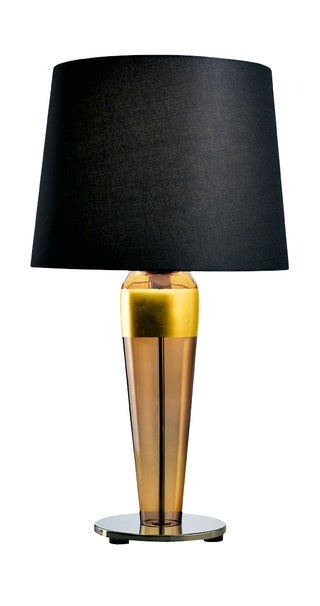 Настольная лампа с основанием из муранского стекла Barovier  Toso.