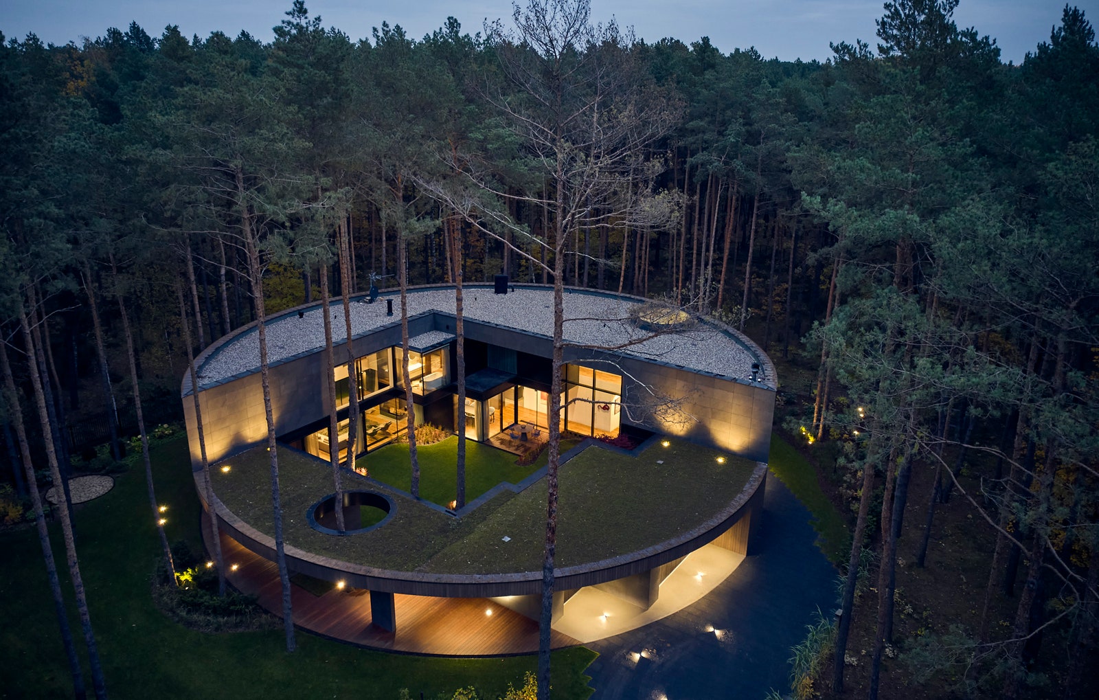 Круглый дом в Польше