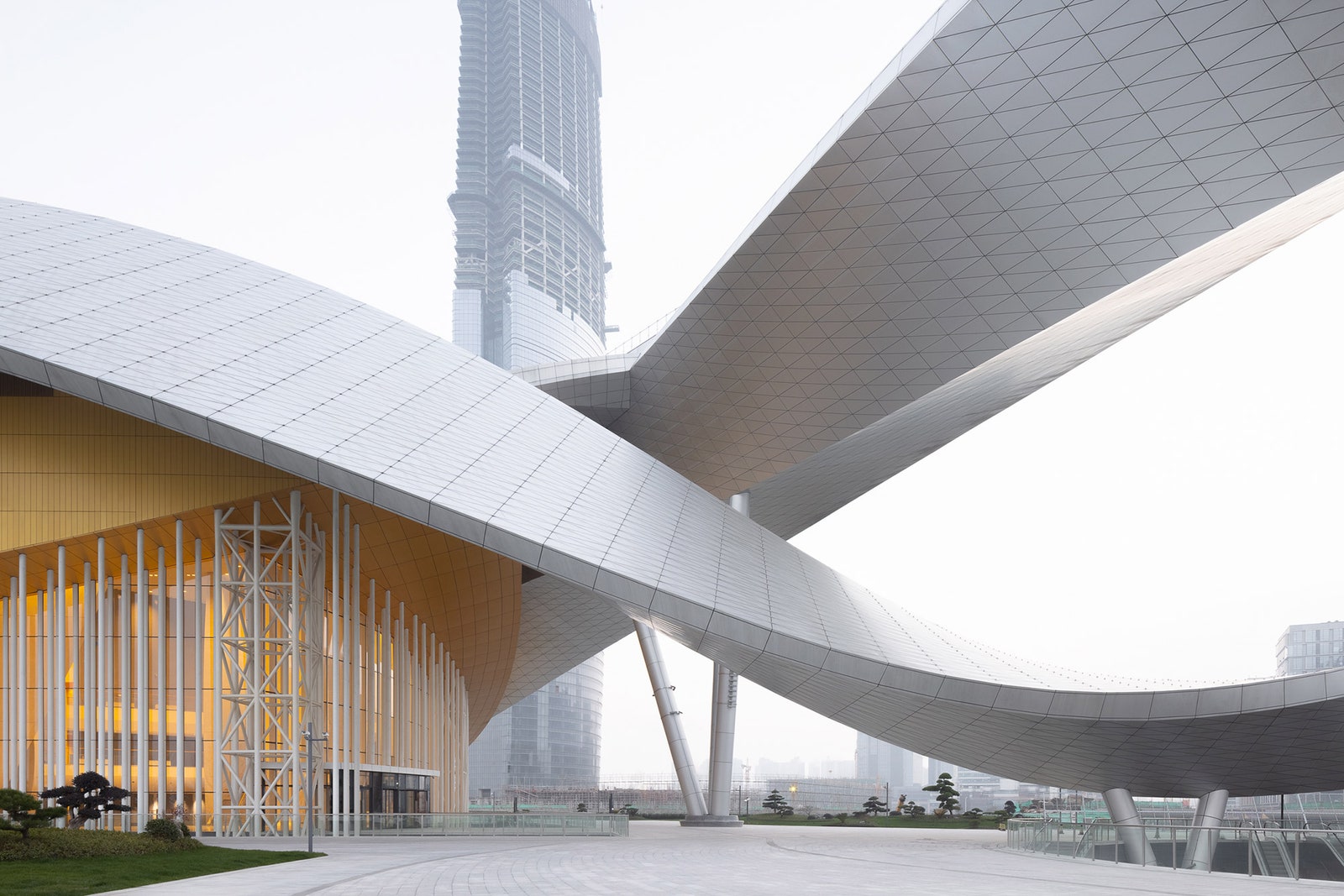 Новый культурный центр в Китае по проекту Кристиана де Портзампарка