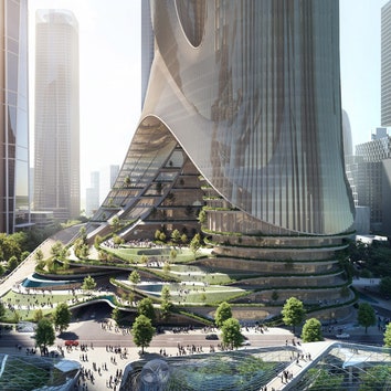 Небоскреб как продолжение парка: новый проект от Zaha Hadid Architects