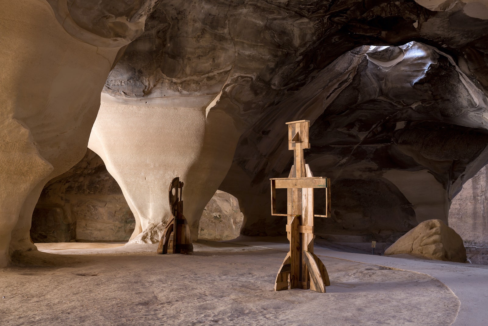 Современное искусство в пещерах Израиля