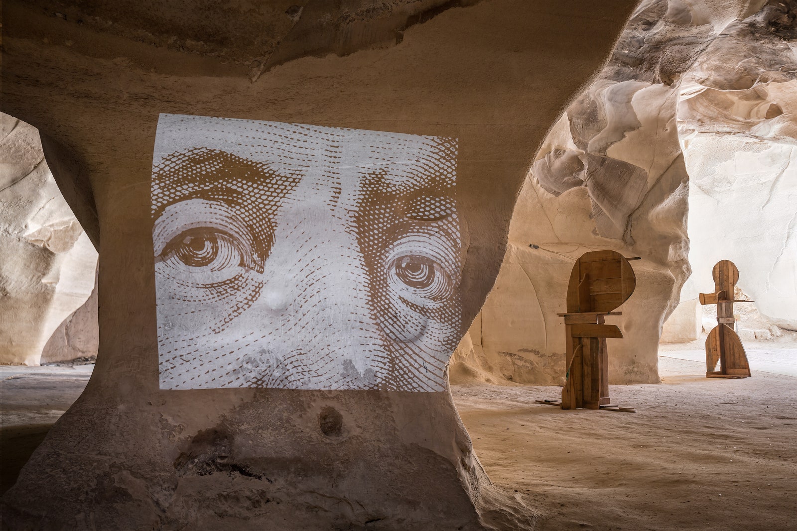 Современное искусство в пещерах Израиля