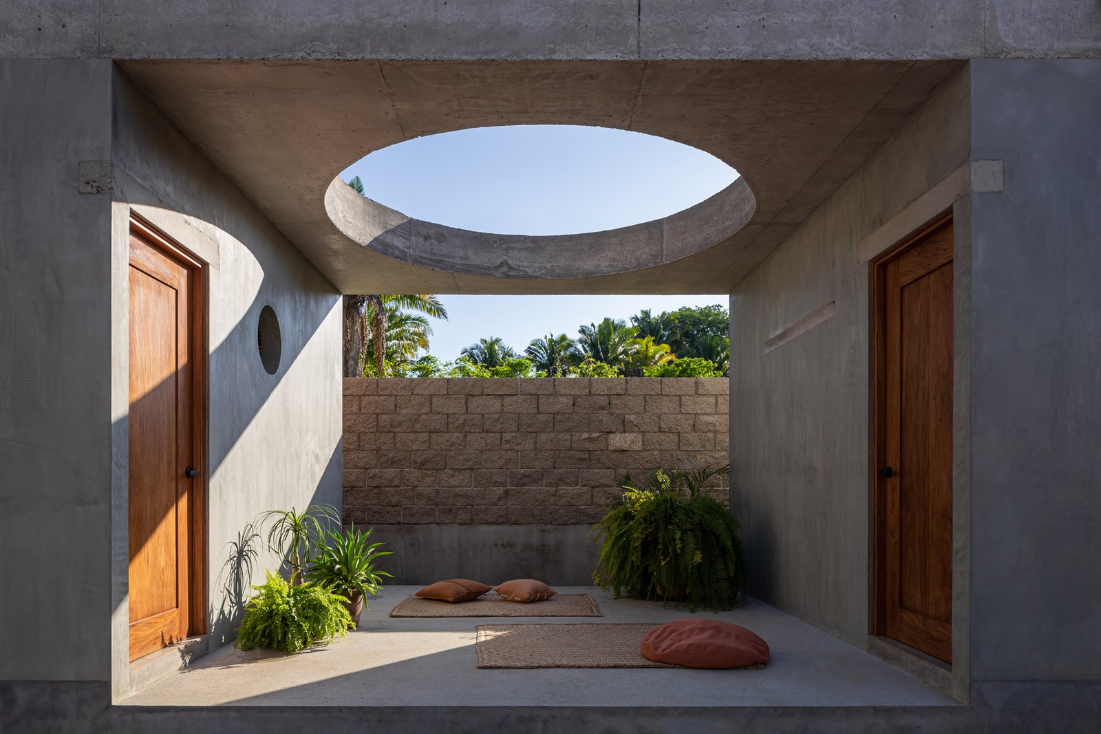 Дом с террасой для медитации в Мексике