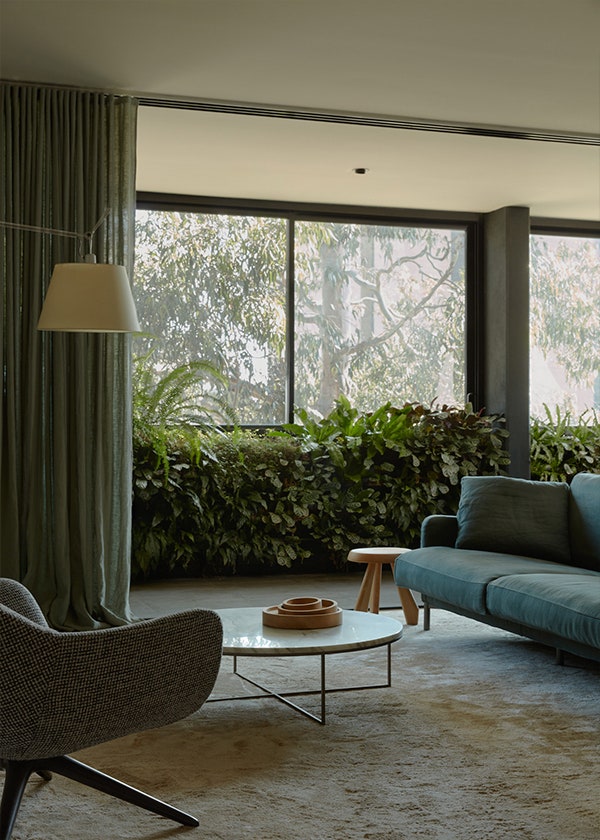 Квартира в оливковых тонах в Мельбурне