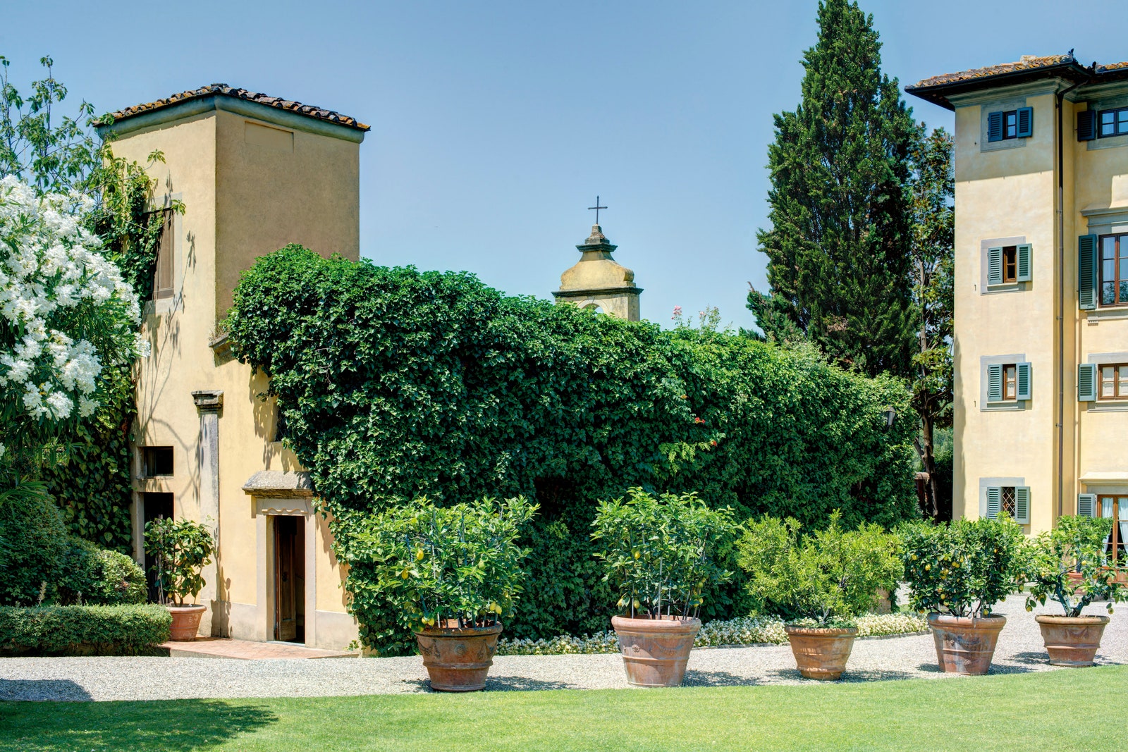 Традиционный отель Villa La Massa в Тоскане