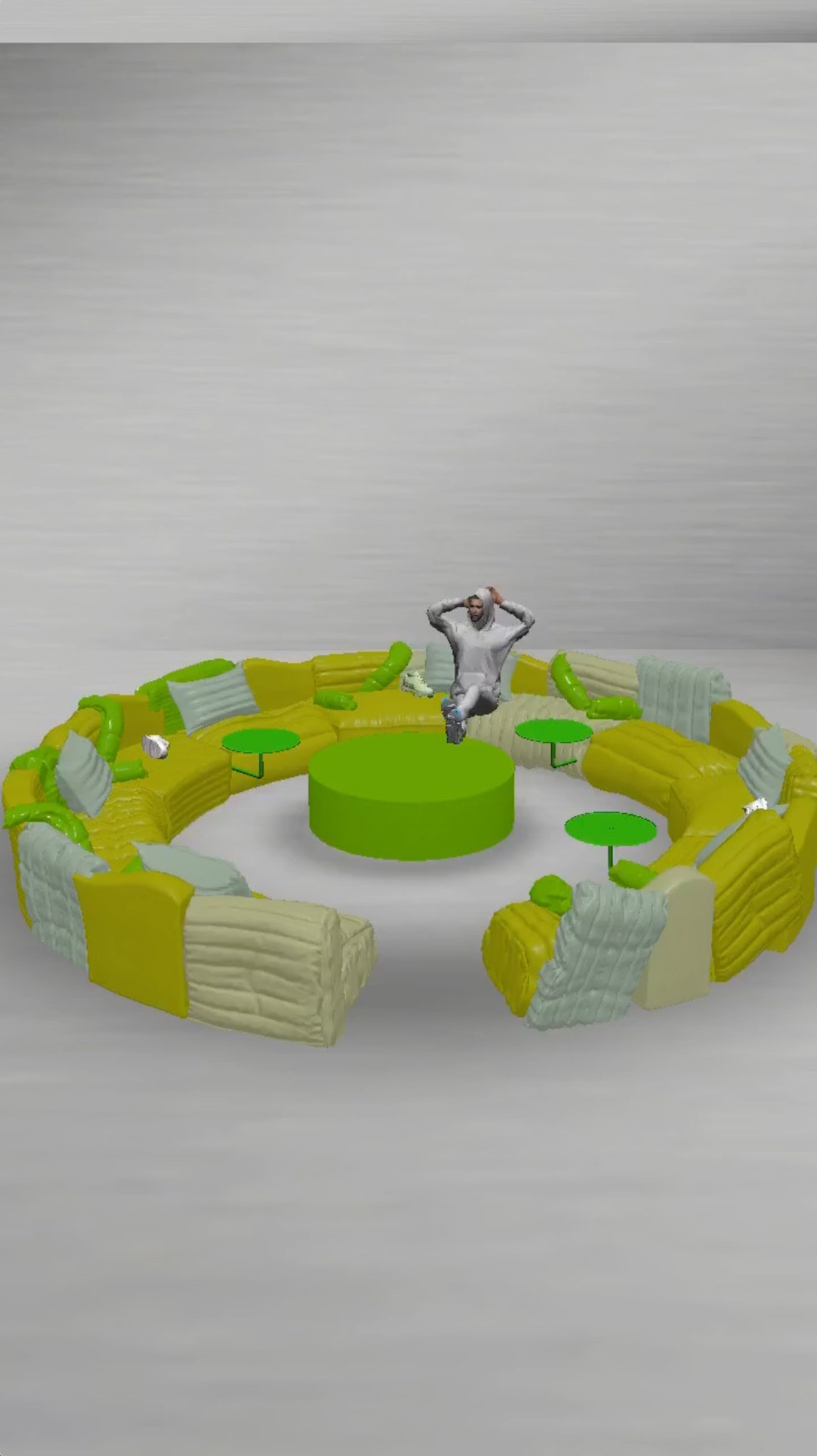 Гарри Нуриев представил виртуальный диван который можно опробовать в инстаграме