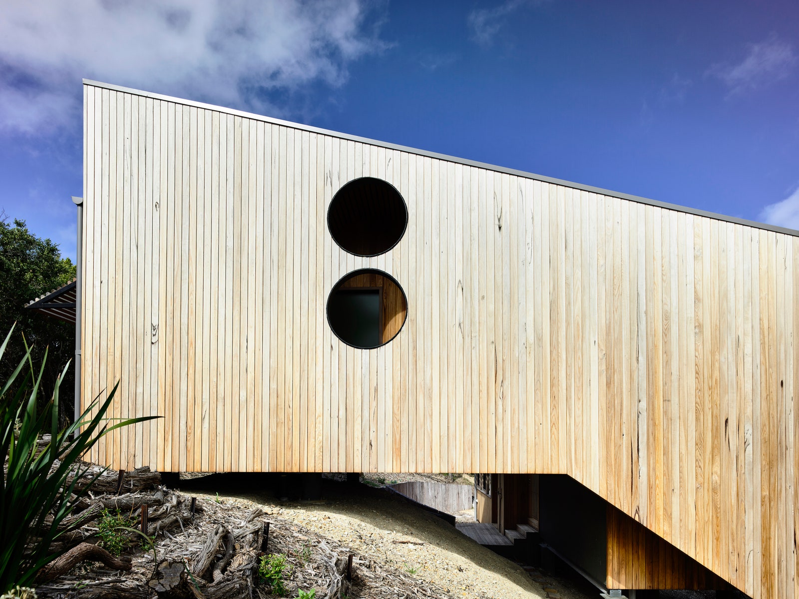 Деревянный пляжный дом в Австралии