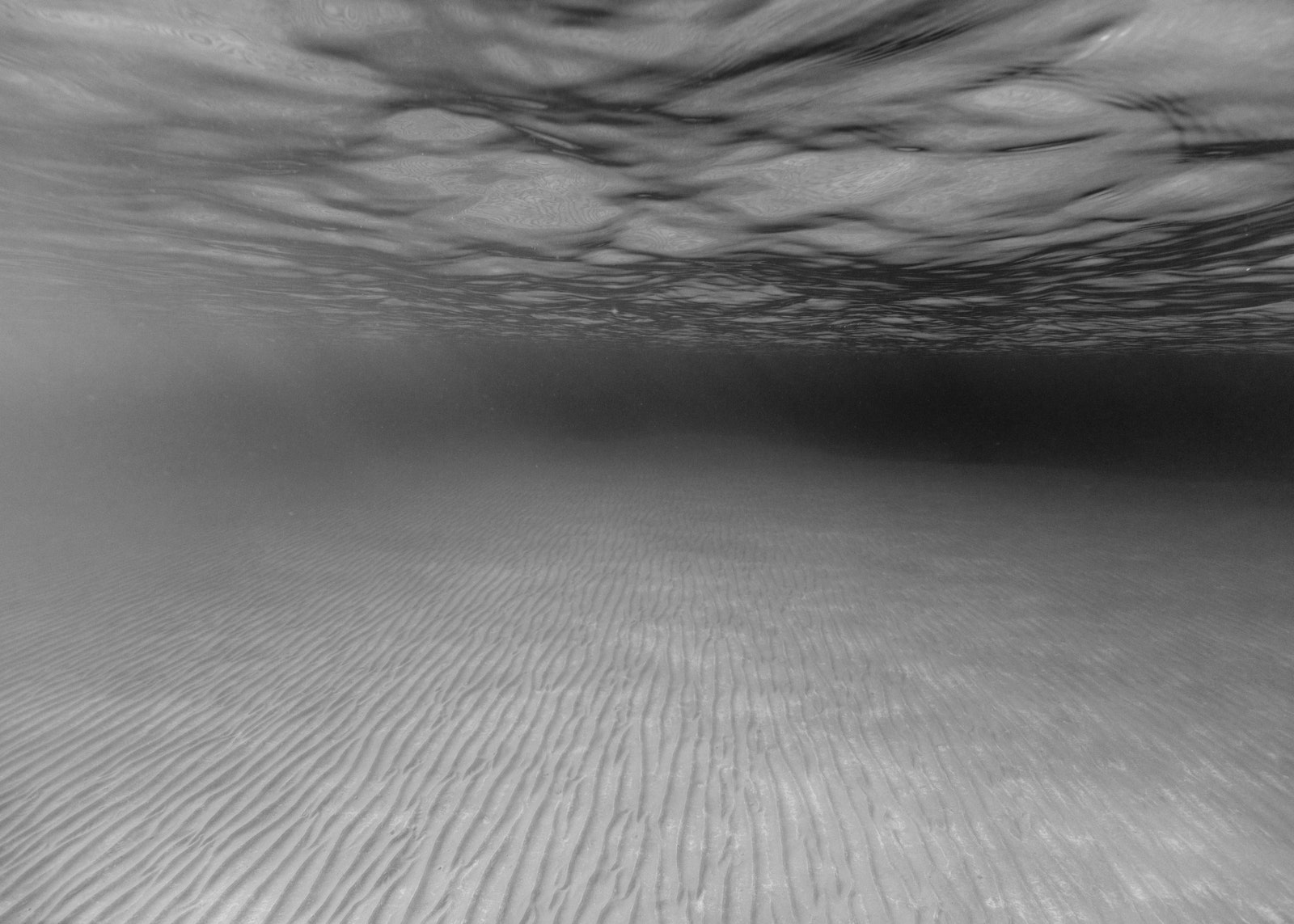 Николя Флок. Невидимое. Из серии “Подводные пейзажи”. Ансдел'Арен 5 м песок. 2018. © ADAGP Paris 2020