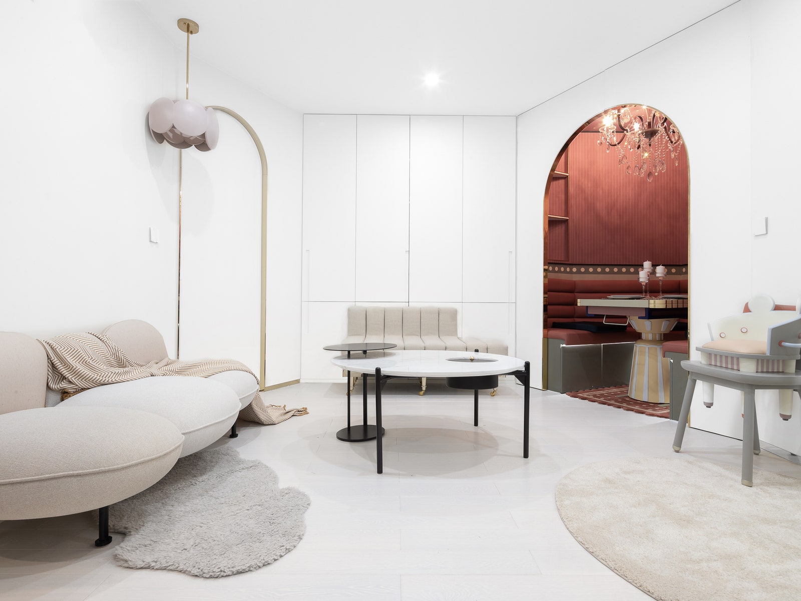 “Сложносочиненная” квартира в Китае по проекту X+Living, 63 м²