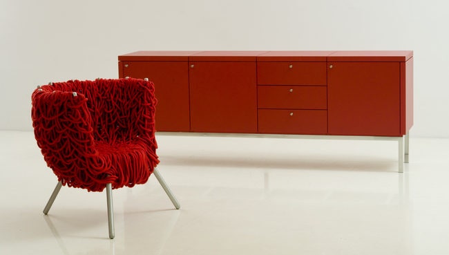 Кресло Vermelha по дизайну братьев Кампана.