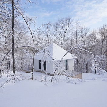 Белоснежный дом в Квебеке