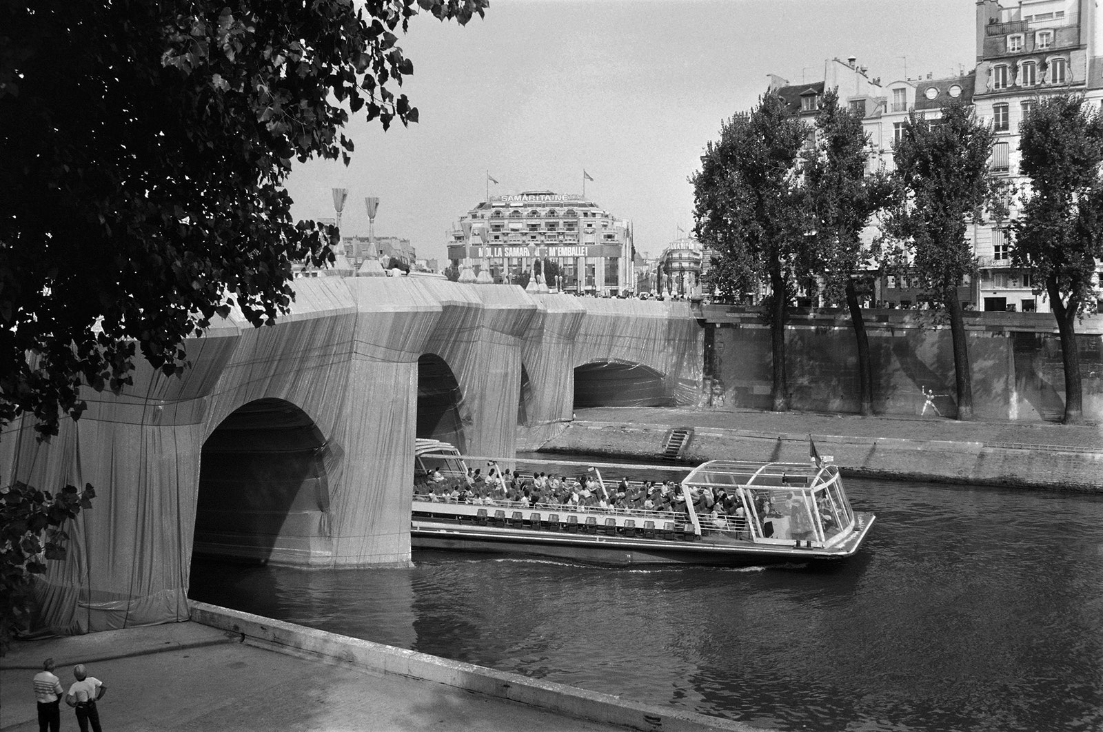 Париж 21 сентября 1985 год. Завернутый мост ПонтНеф.