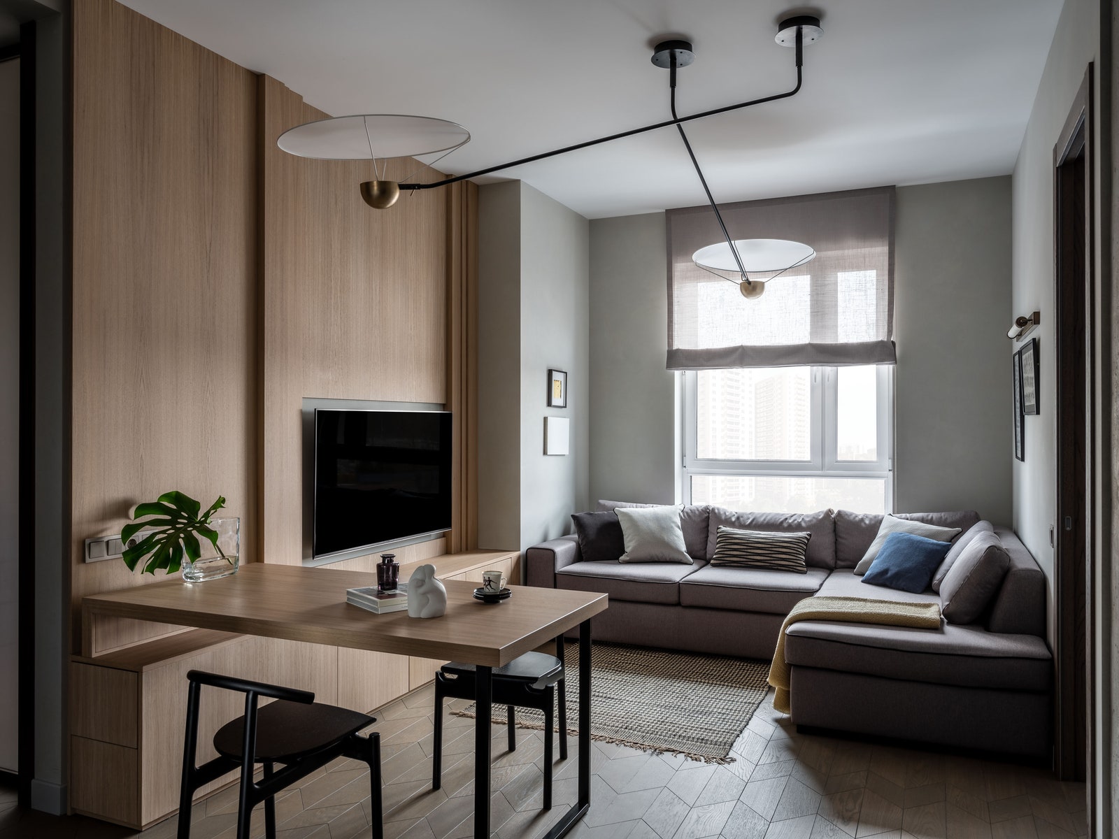 Квартира для молодого человека, 56 м²