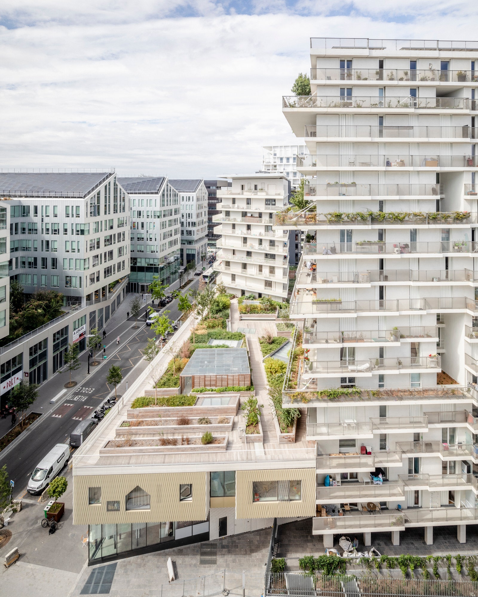 Социальный жилой комплекс в Париже