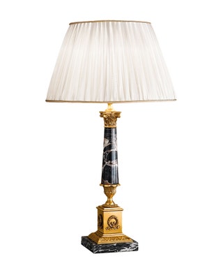 Настольная лампа с мраморным основанием Arizzi.