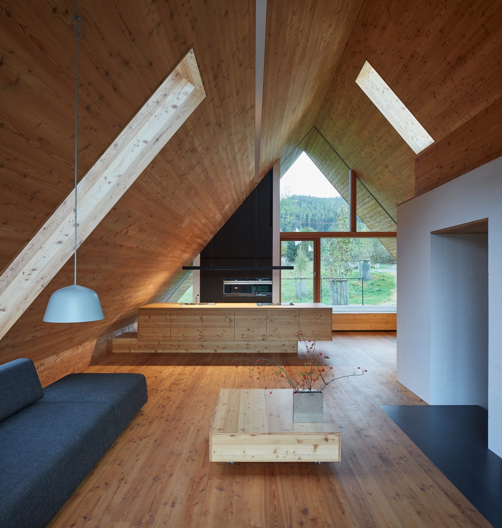 Дом из дерева и бетона в Чехии