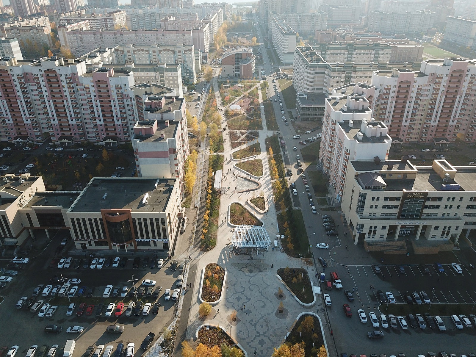 Бульвар Белые Цветы в Казани