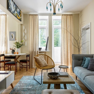 Квартира с богемной обстановкой, 63 м²
