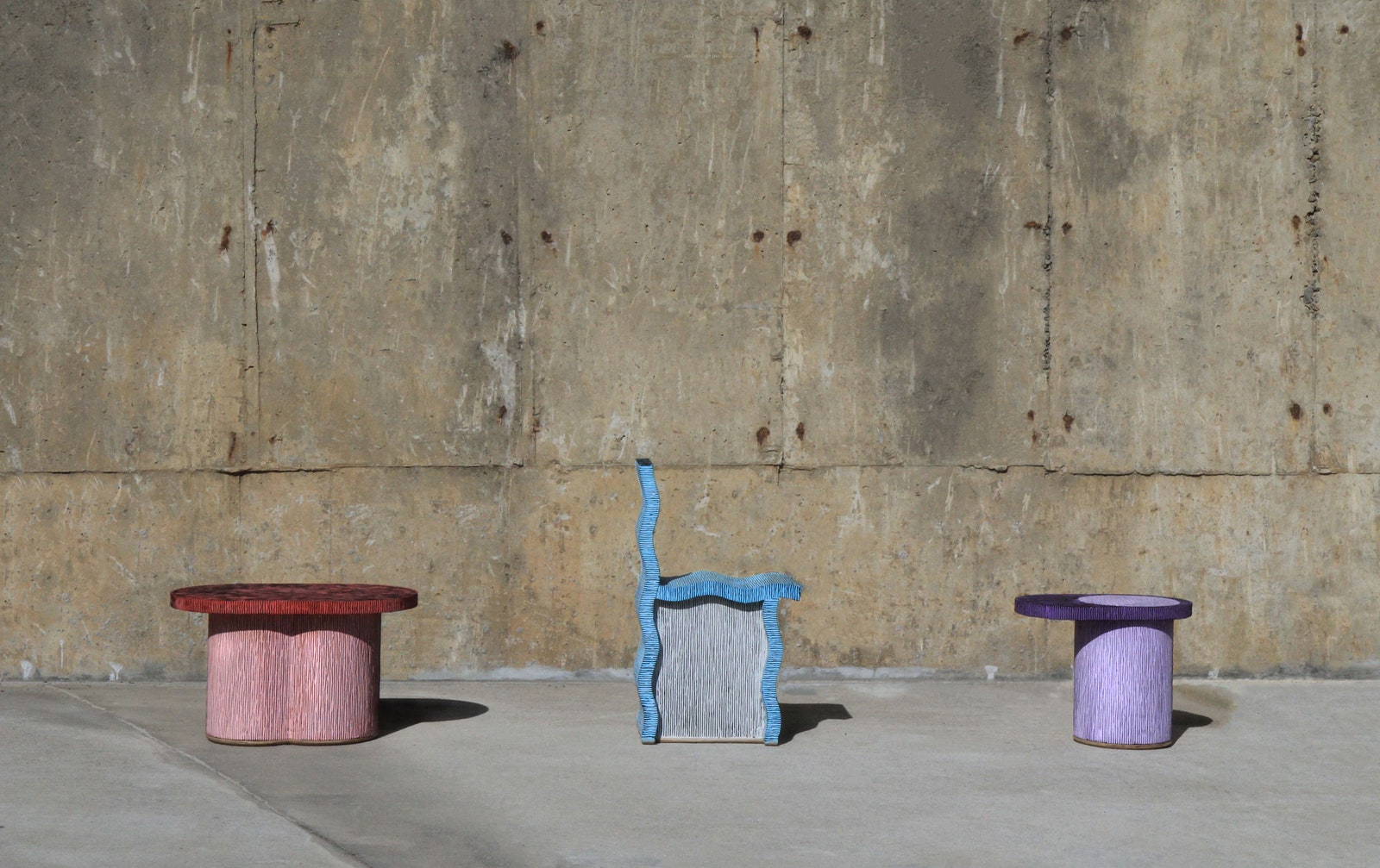 Плиссированная мебель корейского дизайнера Чихо Чеона