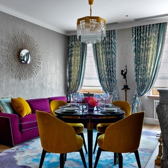 Женственная квартира в Москве, 76 м²