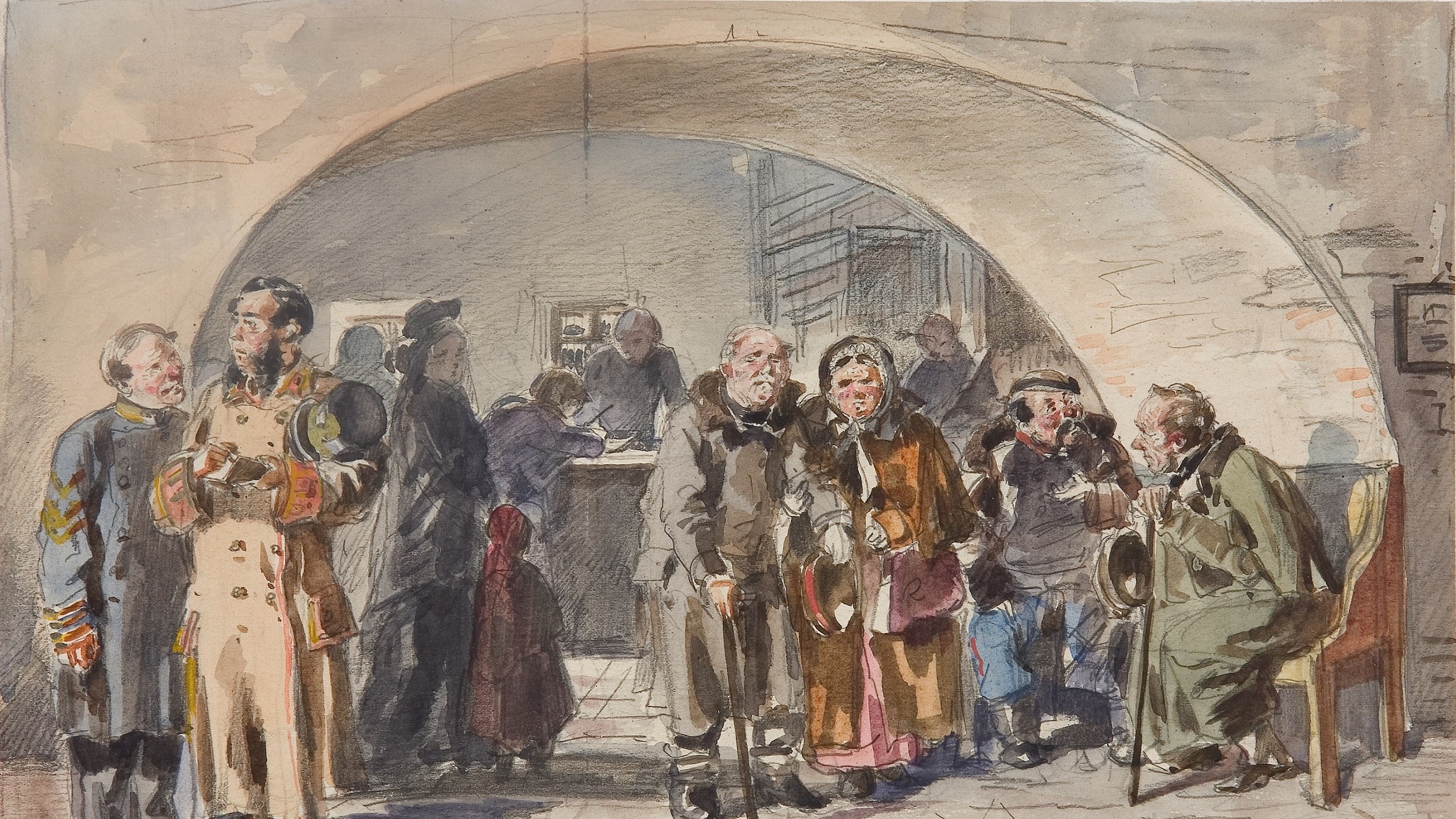 “Неизвестные передвижники. Графика второй половины XIX века” в Третьяковской галерее