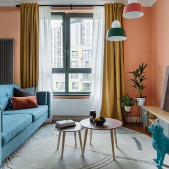 Квартира в красках юга в Москве, 65 м²