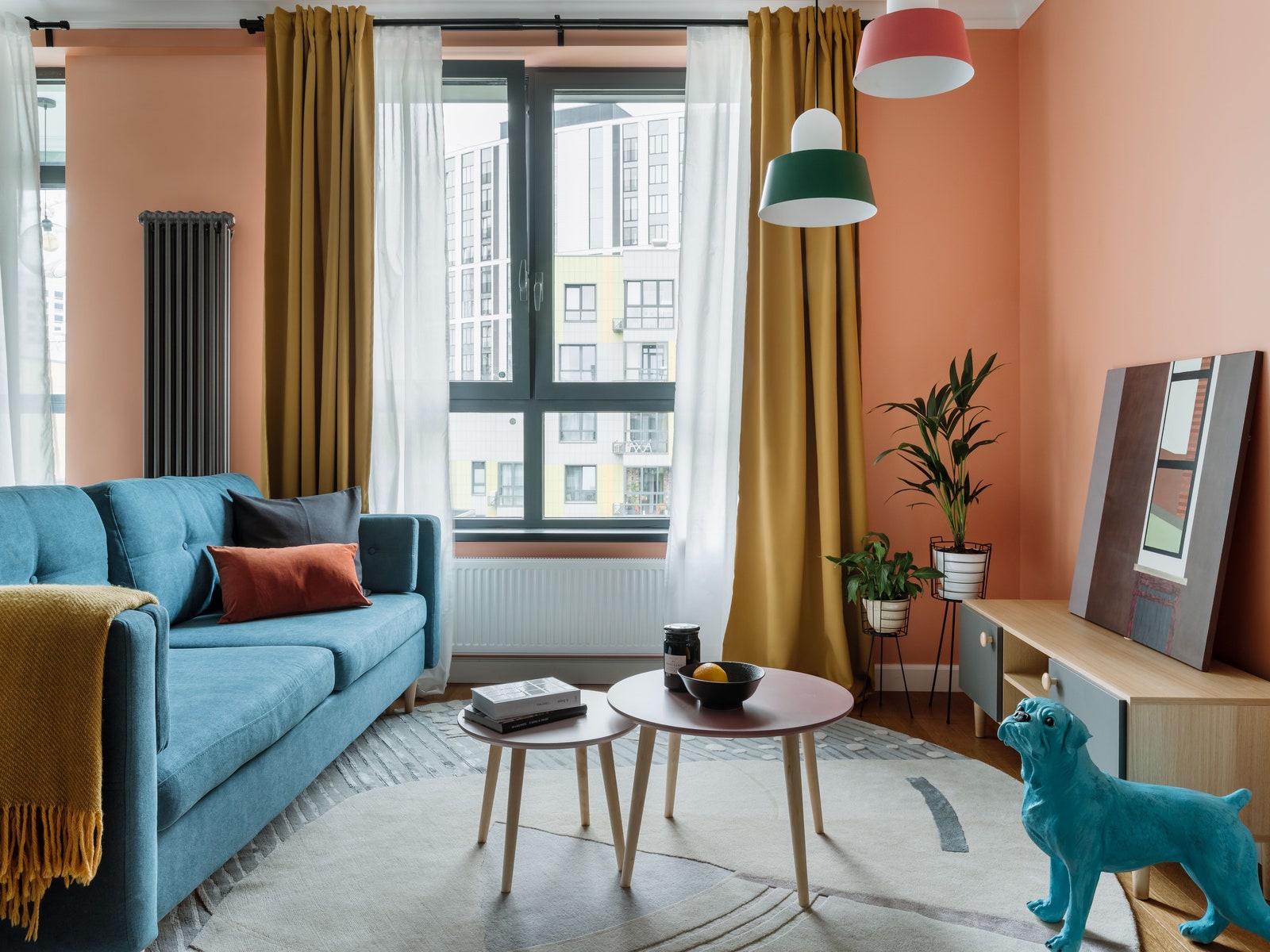 Квартира в красках юга в Москве, 65 м²