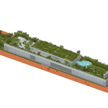 В Москве построят трехэтажный аквапарк с бассейном на крыше