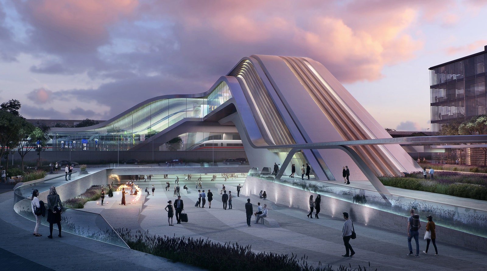 Бюро Zaha Hadid Architects построит в Таллине железнодорожную станцию