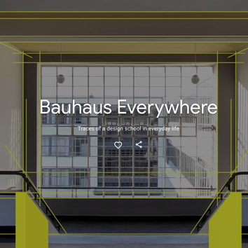 Баухаус везде: цифровая коллекция архитектуры от Google