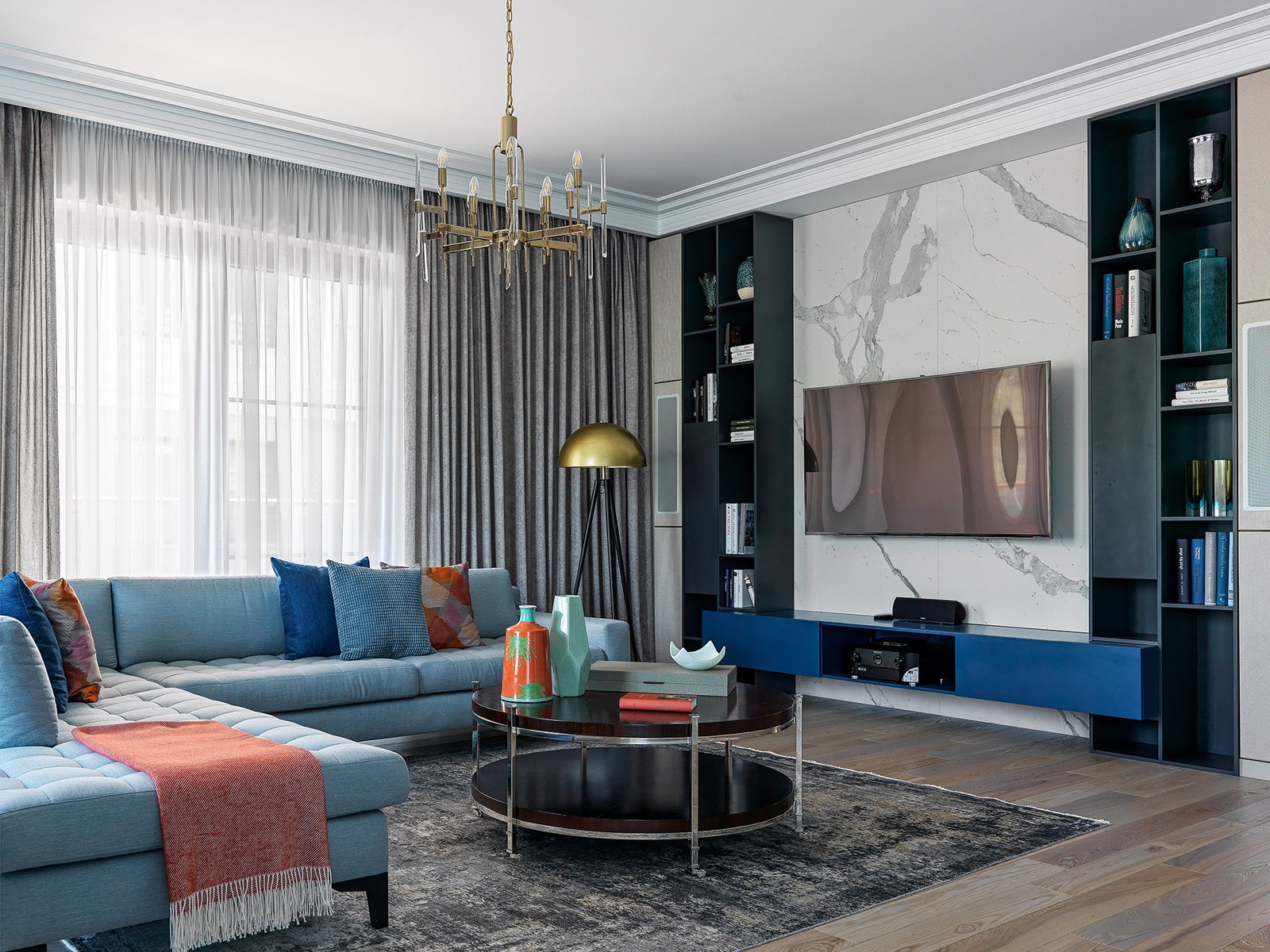 Квартира на Крестовском острове, 130 м²