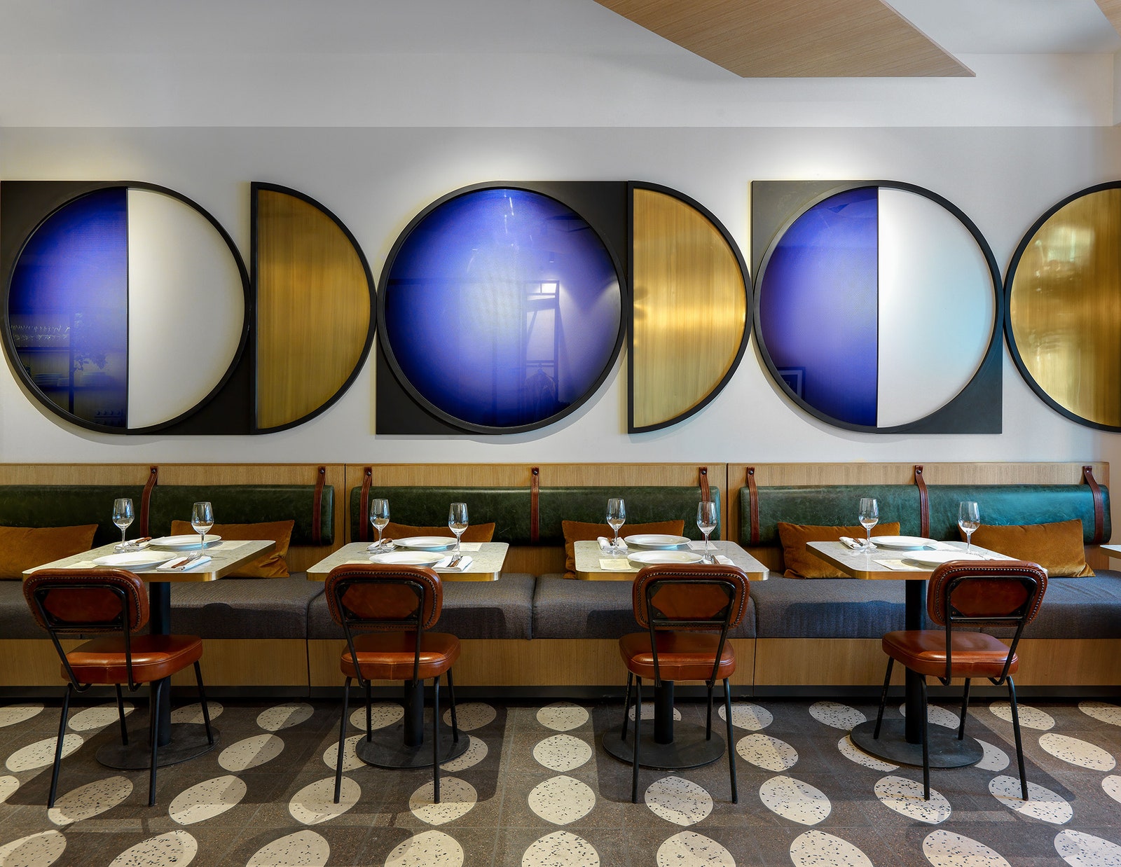 Дизайн интерьера ресторана Focacceria на Патриарших прудах
