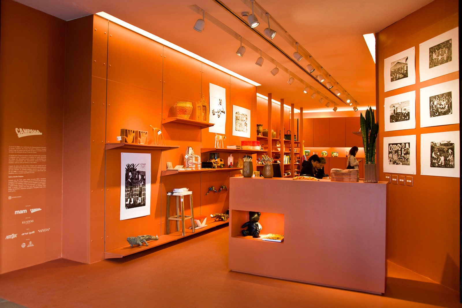Estudio Campana модернизировала музейный магазин в МАМ СанПаулу