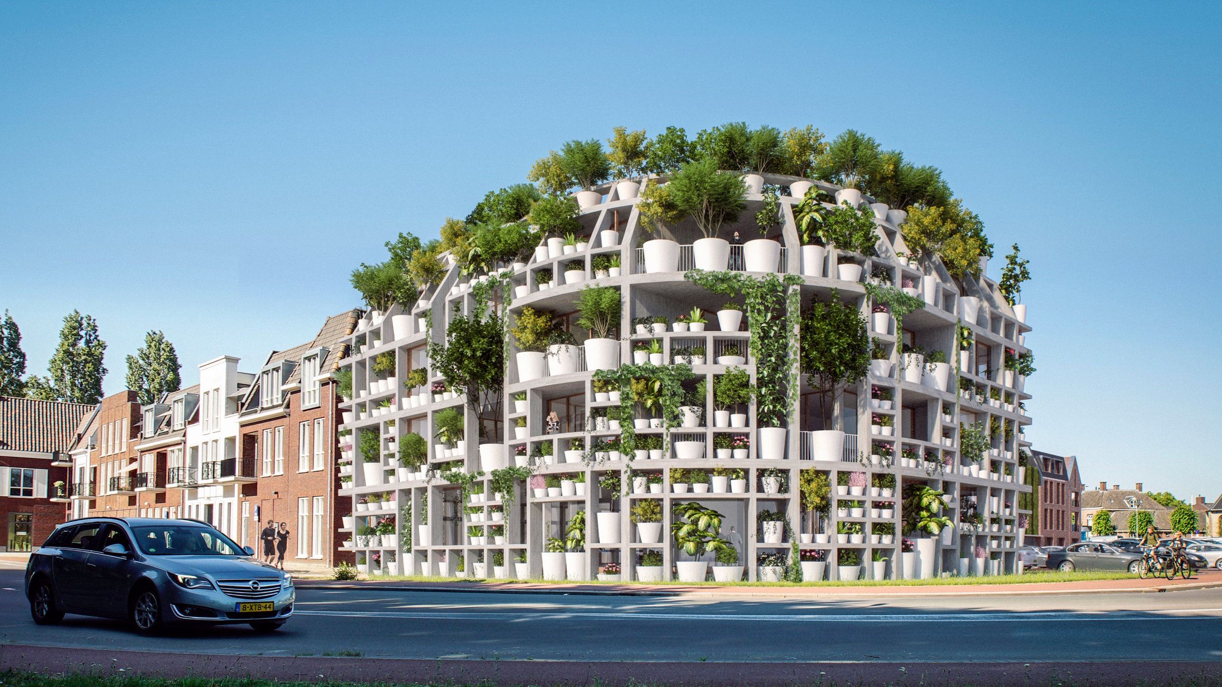Green Villa в Нидерландах появится здание с “живым” фасадом