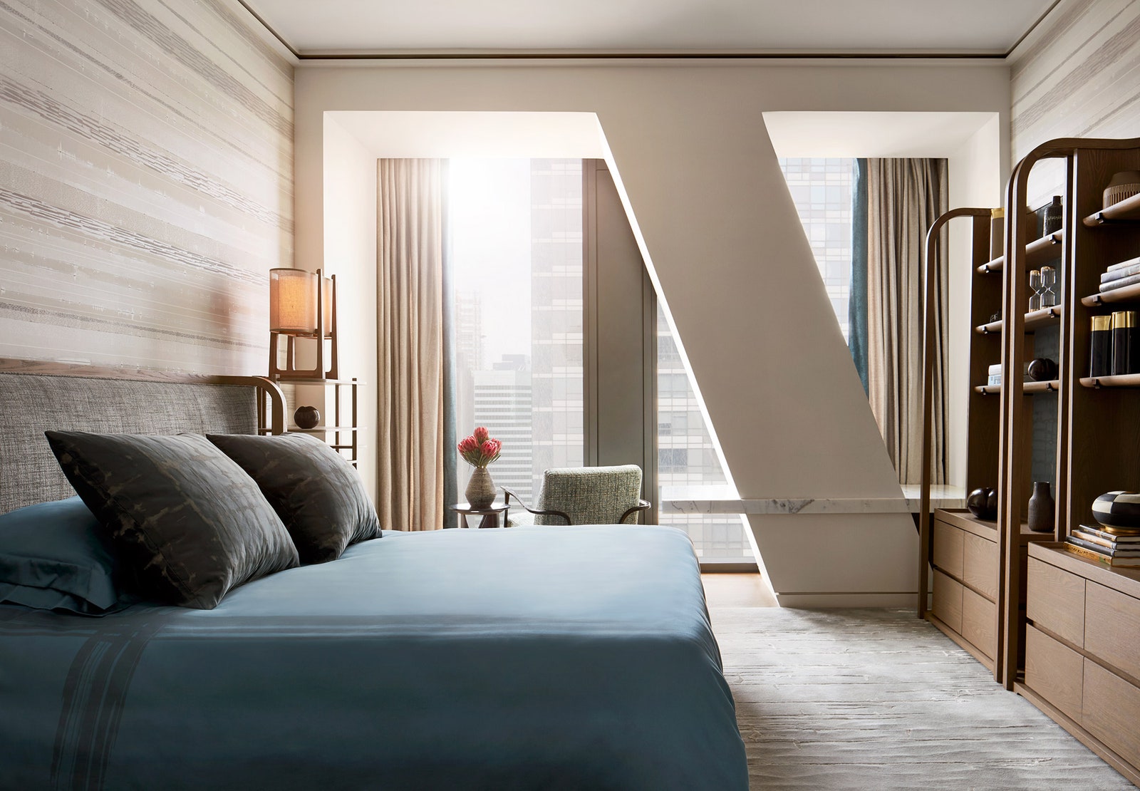 Интерьер квартиры в ньюйоркском небоскребе Жана Нувеля